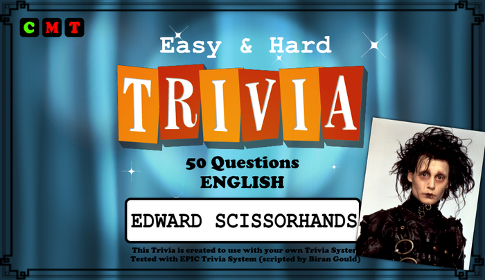 Second Life Marketplace EPIC Trivia Edward Scissorhands ADD ME 